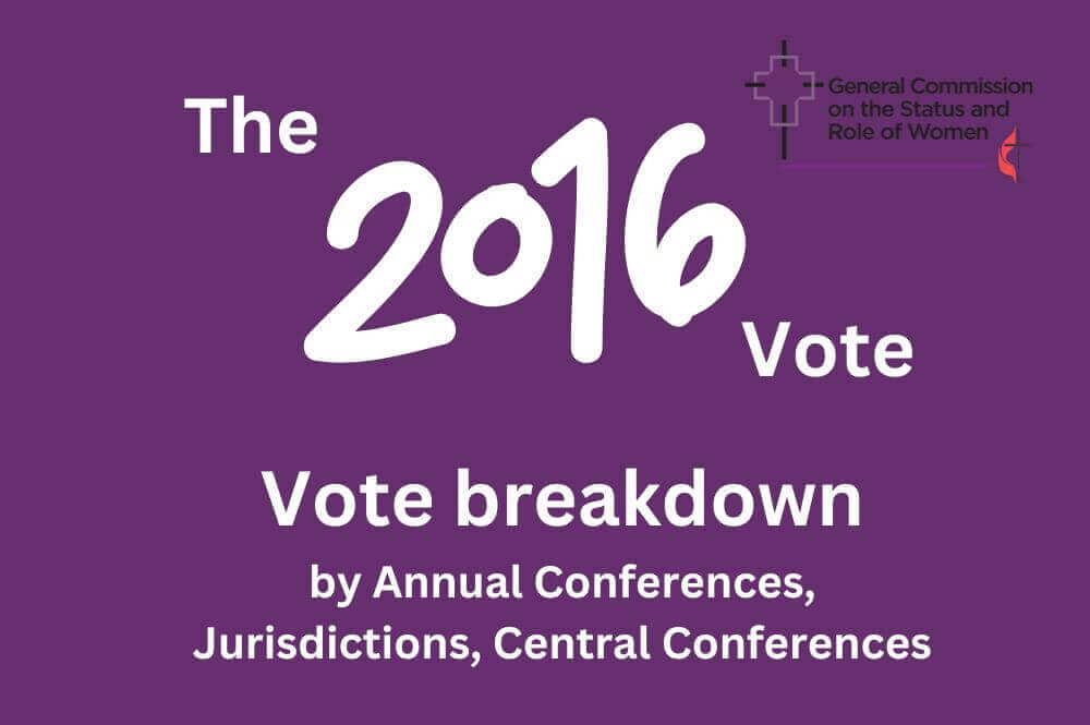 Chart shows voting results to ratify Paragraph 4, Article 4 following the 2016 General Conference. 