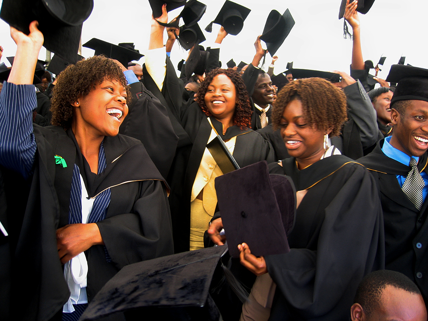 More than 400 students, among them the pioneer class in the health sciences faculty, graduate from United Methodist-supported Africa University in Mutare, Zimbabwe. Photo by Andra Stevens, UMNS. 