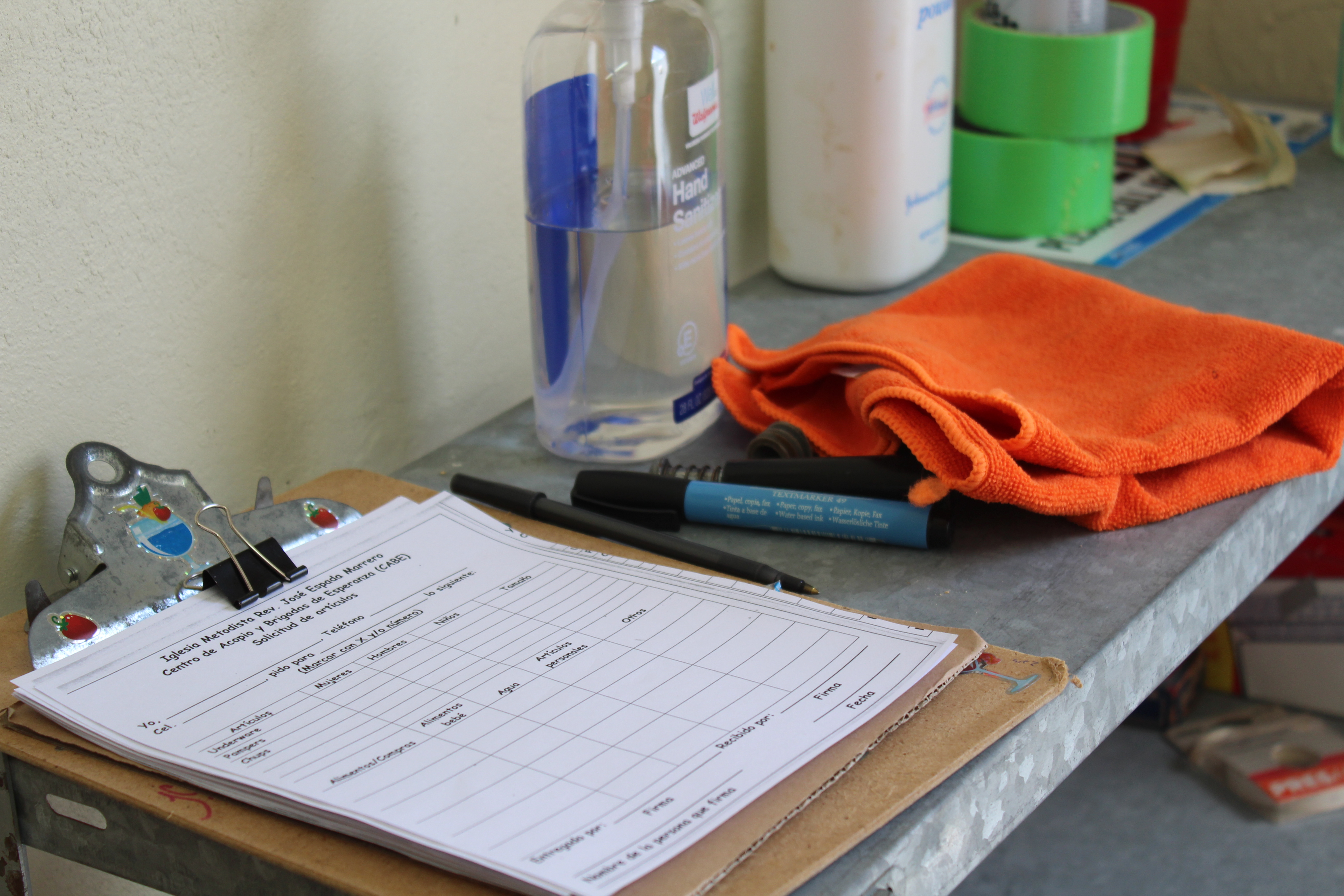 Proyecto misionero durante la recuperación del huracán Maria en Puerto Rico. Foto cortesía de Michelle Maldonado. 