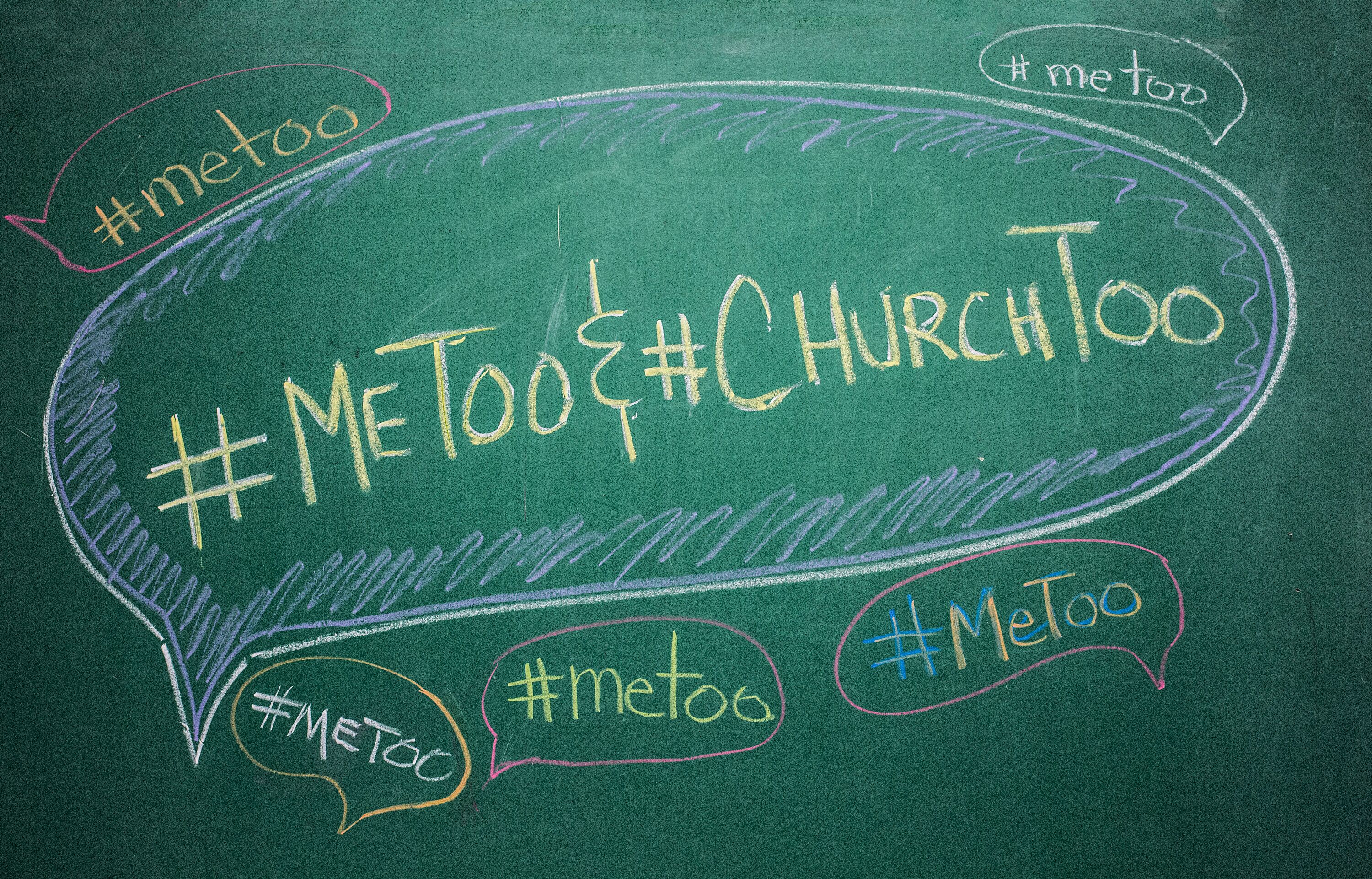 #MeToo and #ChurchToo. Image by Kathleen Barry , United Methodist Communications. 