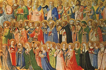 The Forerunners of Christ with Saints and Martyrs by Fra Angelico (15th Century), National Gallery, London. Photo courtesy of Wikimedia Commons.