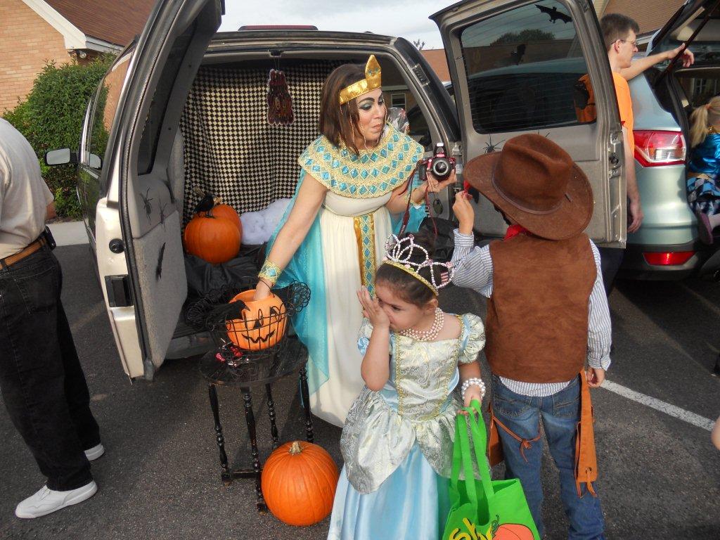 Trinity United Methodist Church in Aiken, South Carolina, celebrates Halloween with a trunk-or-treat event. Photo courtesy of Trinity United Methodist Church.