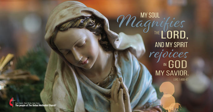 Share a message of peace, hope and love this Advent by using these social media graphics on your church's or your personal Facebook page. Image by Kathleen Barry, illustration by Cindy Caldwell, United Methodist Communications. 