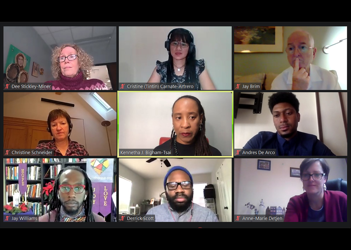 An informal group of General Conference delegates holds the first of two webinars Dec. 1. The delegates discussed feedback they have received from United Methodists about casting a new vision for the denomination. Screenshot of Zoom meeting by UM News.