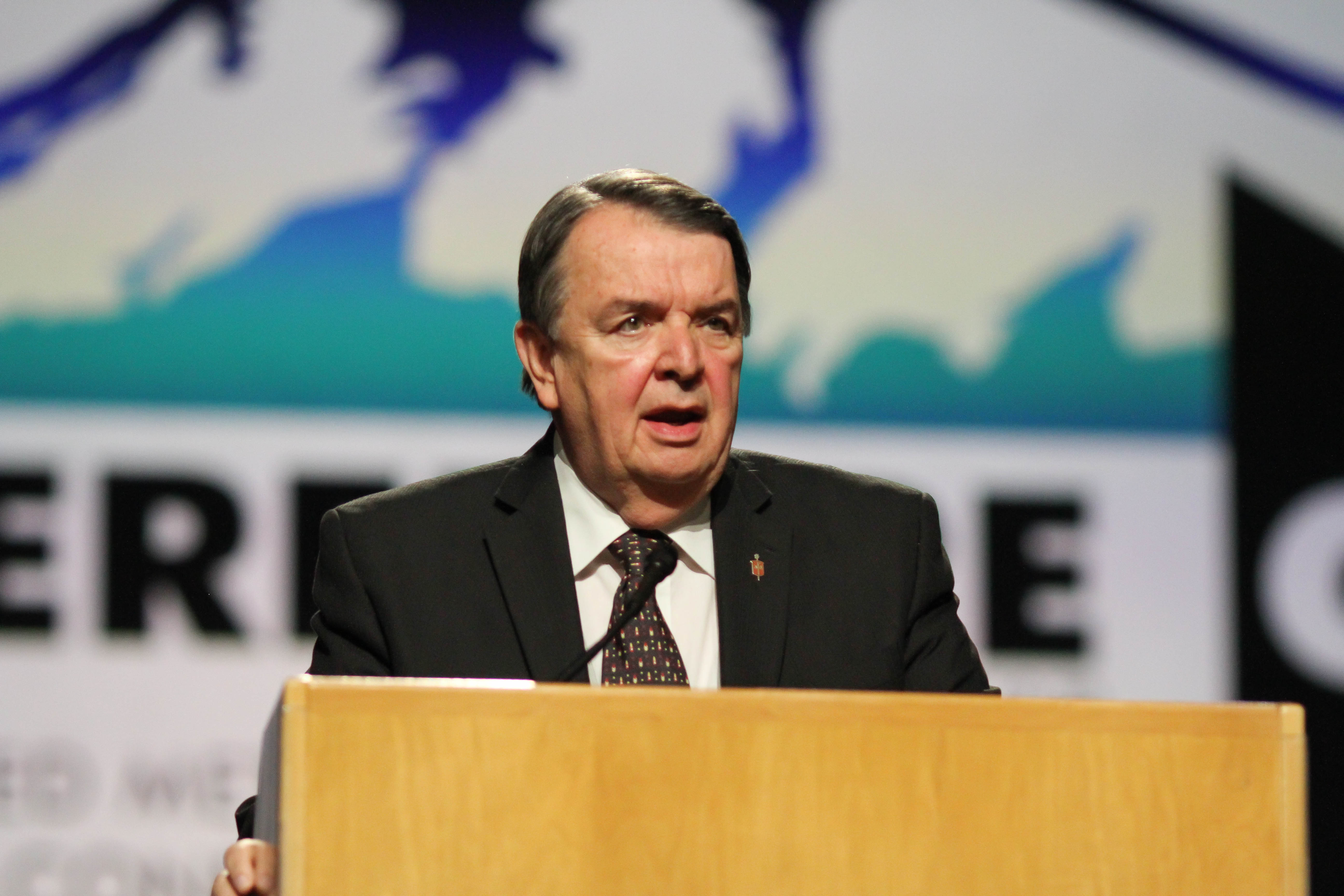 Bishop Michael Coyner, president of the United Methodist General Council of Finance and Administration, responds May 19 to an inquiry from the delegates at the denomination's 2016 General Conference in Portland, Ore. Photo by Maile Bradfield, UMNS.