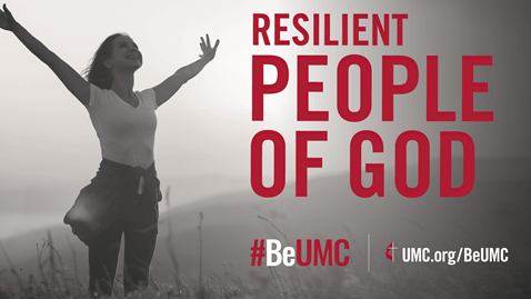Core value: Resilient (worship graphic, English) We persevere through trials and face tomorrow with God at our side. The #BeUMC campaign reminds us of who we are at our best — the spirit-filled, resilient, connected, missional, faithful, diverse, deeply rooted, committed, disciple-making, Jesus-seeking, generous, justice-seeking, world-changing people of God called The United Methodist Church.