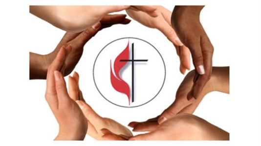 UMC Cross and Hands image. Courtesy of the Council of Bishops.