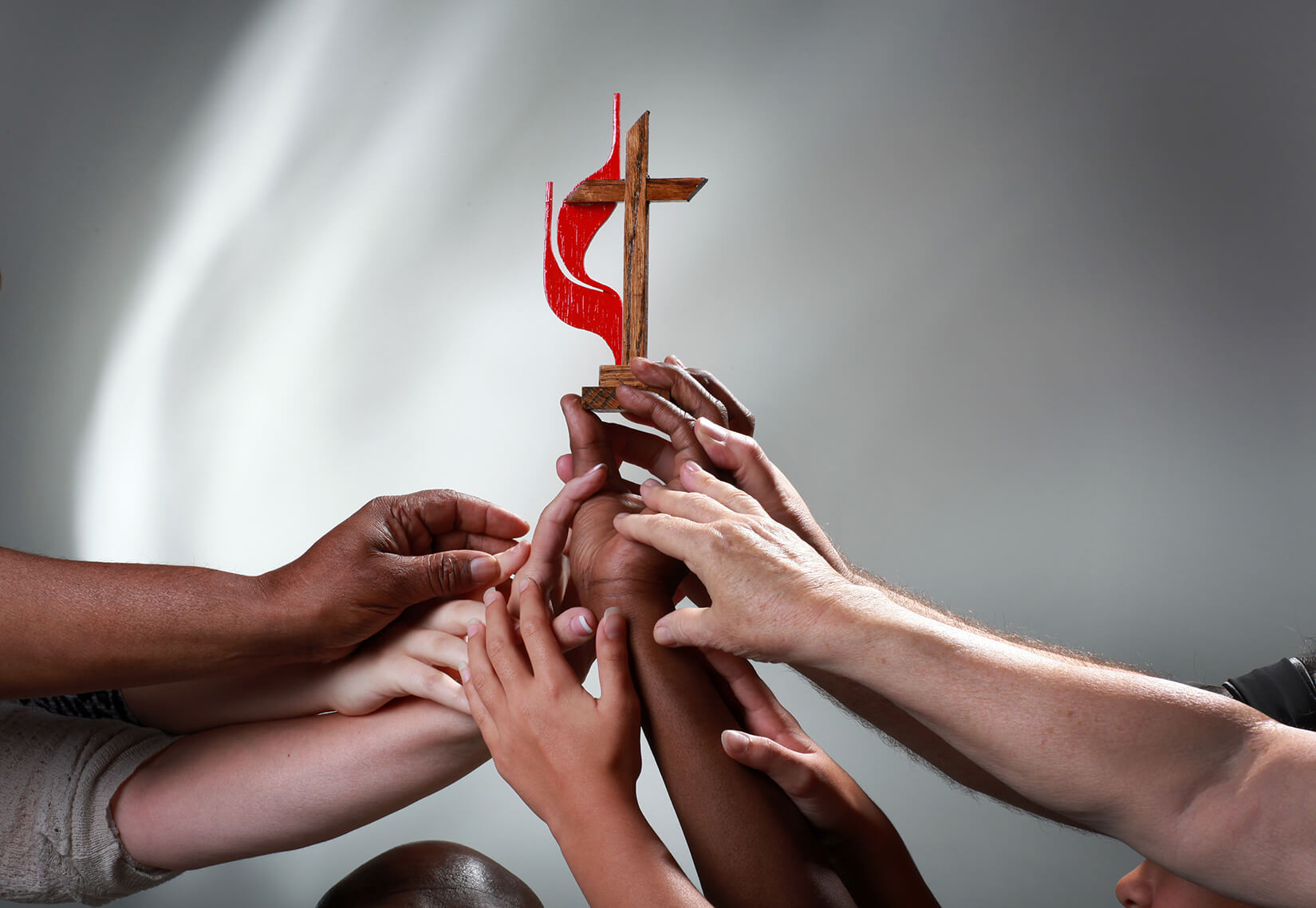 Unity in the United Methodist Church. Photo illustration by Kathleen Barry, United Methodist Communications.