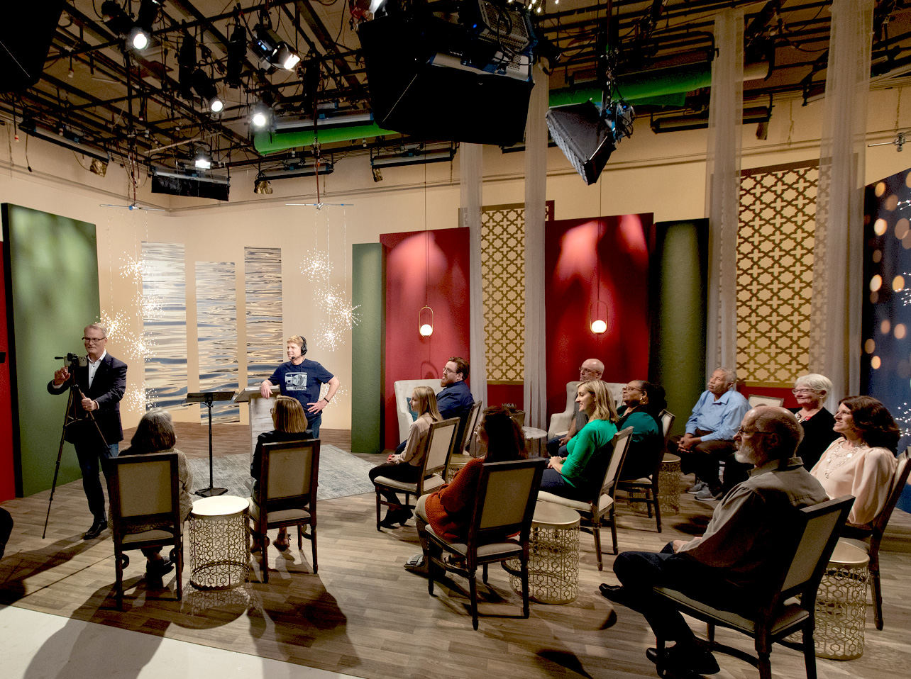 Adam Hamilton's video series, "Prepare the Way of the Lord," was shot in our on-site studio facility.