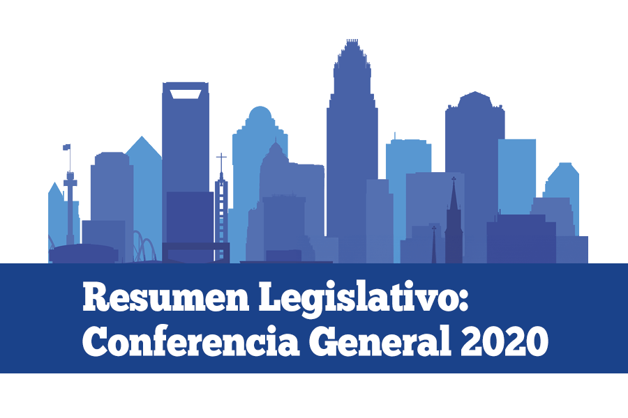 La Conferencia General es la principal asamblea legislativa de La Iglesia Metodista Unida y la única entidad que habla en nombre de la denominación. Se reúne cada cuatro años con delegados/as prevenientes de las regiones de la denominación en todo el mundo.