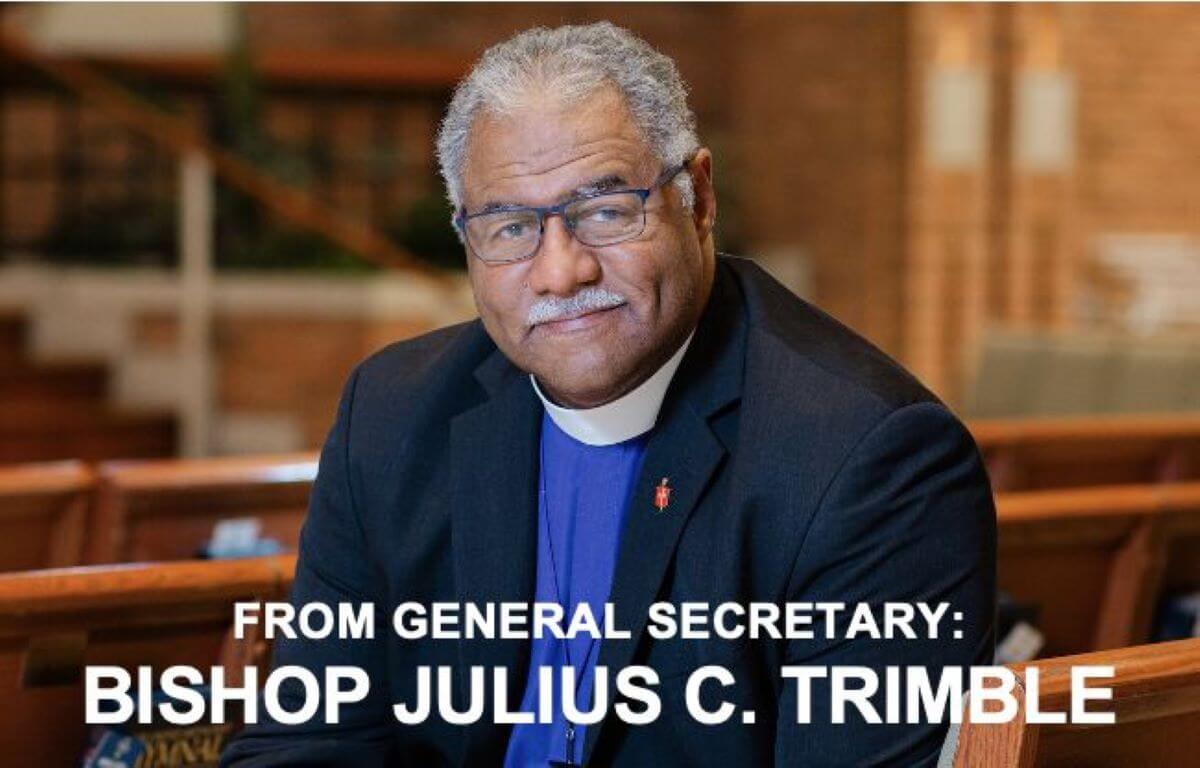 Bishop Julius C. Trimble, the new General Secretary of the General Board of Church and Society. Photo courtesy of Church and Society.
