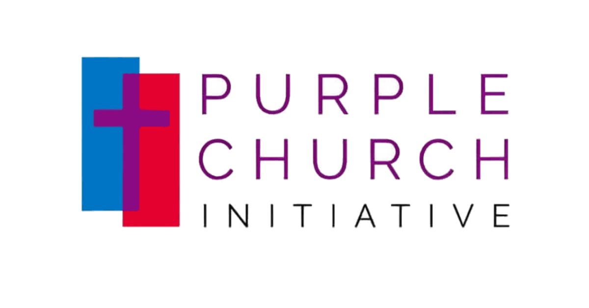 보라색 교회 이니셔티브 로고