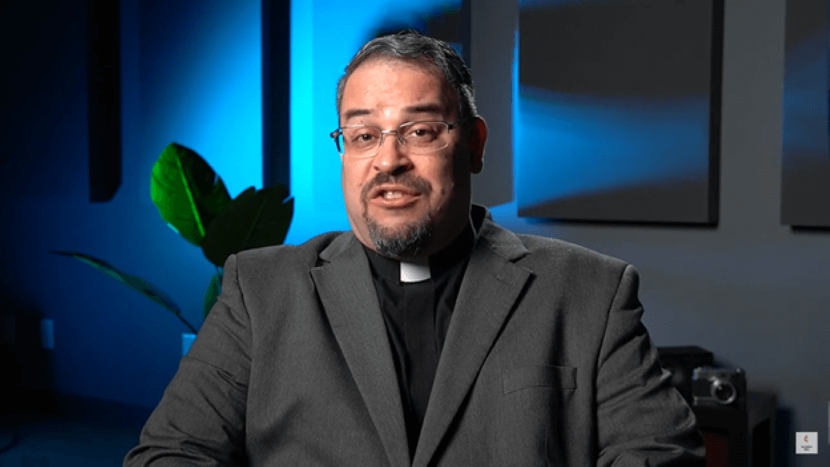 Rev. Dr. Giovanni Arroyo explains the purpose of Article V to address the past of The United Methodist Church as well as the potential to shape the Church’s future