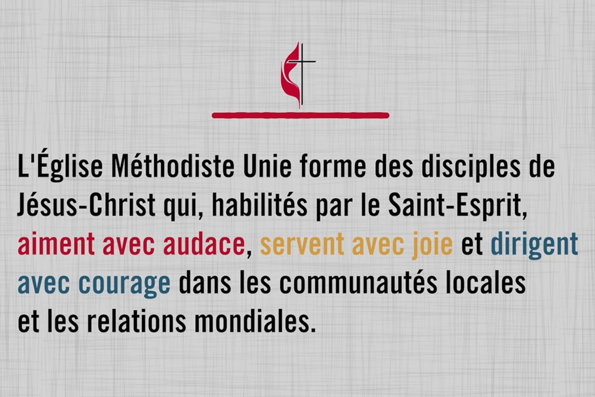 La vision de l'Église Méthodiste Unie